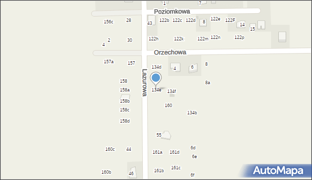 Poskwitów, Poskwitów, 134e, mapa Poskwitów