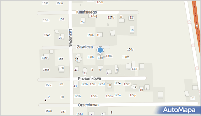 Poskwitów, Poskwitów, 138i, mapa Poskwitów