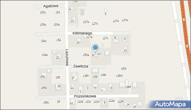 Poskwitów, Poskwitów, 150b, mapa Poskwitów