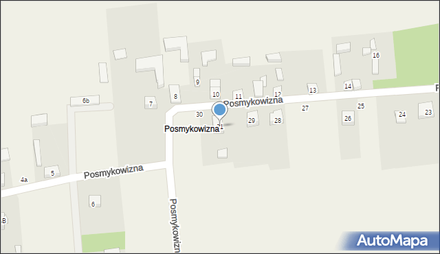 Posmykowizna, Posmykowizna, 31, mapa Posmykowizna