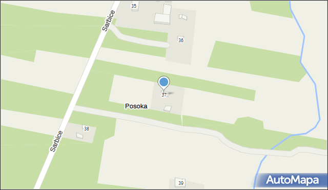 Posoka, Posoka, 37, mapa Posoka