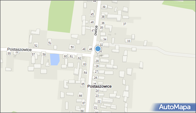 Postaszowice, Postaszowice, 30, mapa Postaszowice