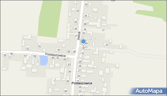 Postaszowice, Postaszowice, 32, mapa Postaszowice