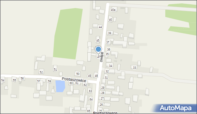 Postaszowice, Postaszowice, 47, mapa Postaszowice