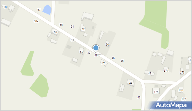 Postękalice, Postękalice, 48, mapa Postękalice