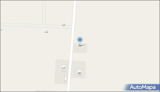 Postękalice, Postękalice, 98d, mapa Postękalice