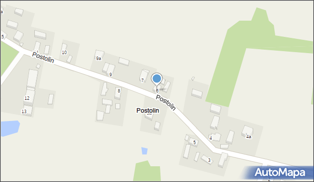 Postolin, Postolin, 6, mapa Postolin