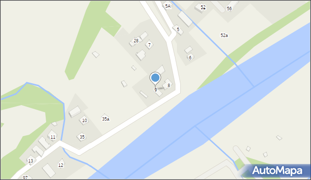 Postołów, Postołów, 9, mapa Postołów