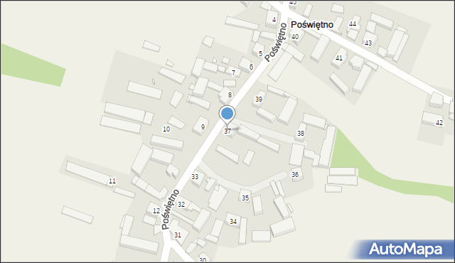 Poświętno, Poświętno, 37, mapa Poświętno