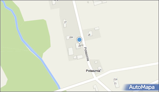 Potasznia, Potasznia, 19, mapa Potasznia