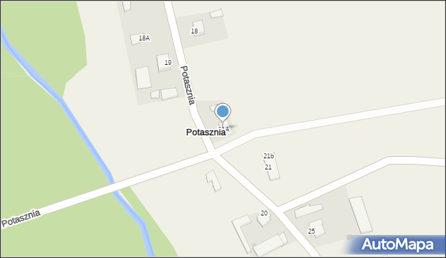 Potasznia, Potasznia, 21A, mapa Potasznia