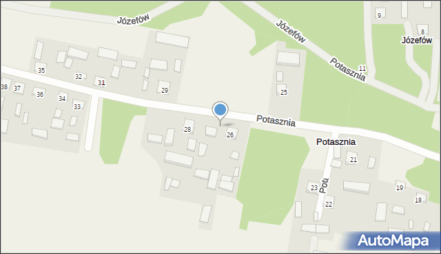 Potasznia, Potasznia, 27, mapa Potasznia