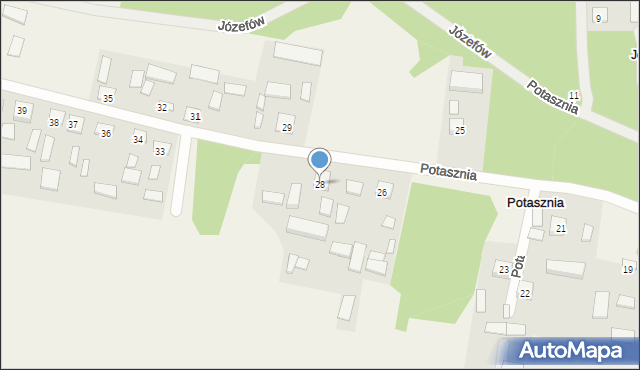 Potasznia, Potasznia, 28, mapa Potasznia