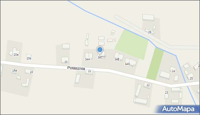 Potasznia, Potasznia, 34C, mapa Potasznia