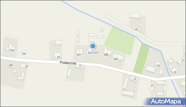 Potasznia, Potasznia, 34D, mapa Potasznia