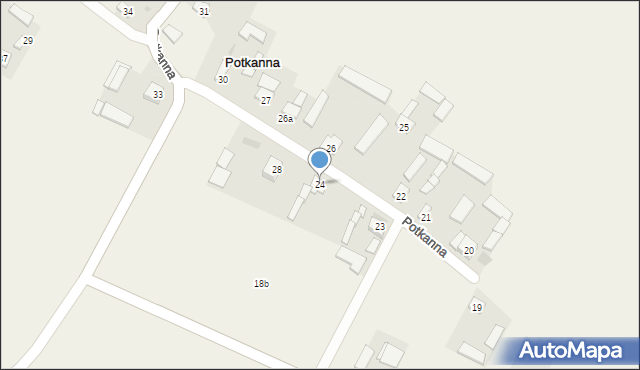 Potkanna, Potkanna, 24, mapa Potkanna