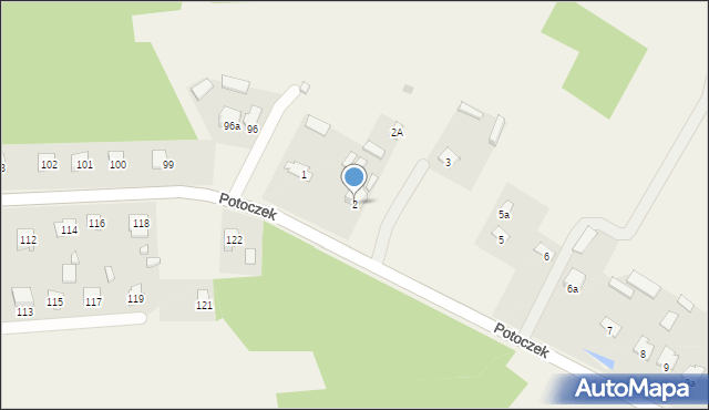 Potoczek, Potoczek, 2, mapa Potoczek