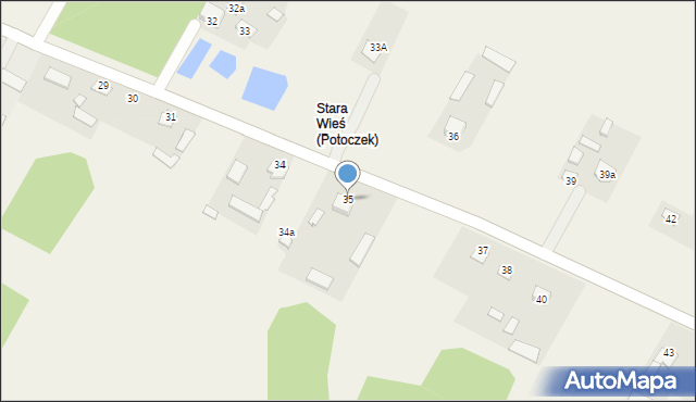 Potoczek, Potoczek, 35, mapa Potoczek