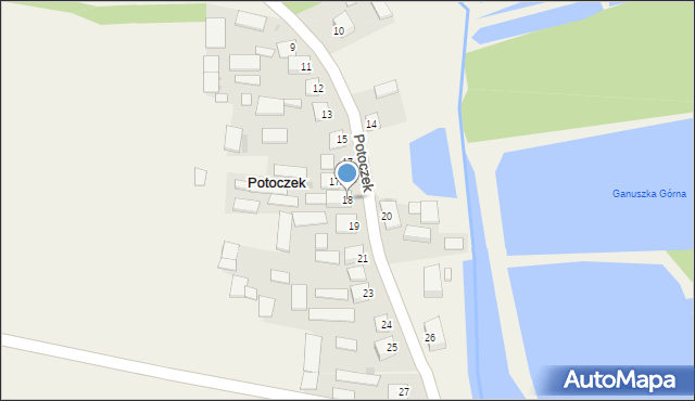 Potoczek, Potoczek, 18, mapa Potoczek