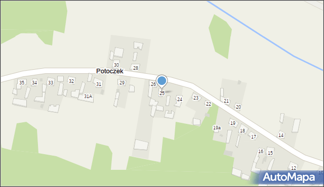 Potoczek, Potoczek, 25, mapa Potoczek