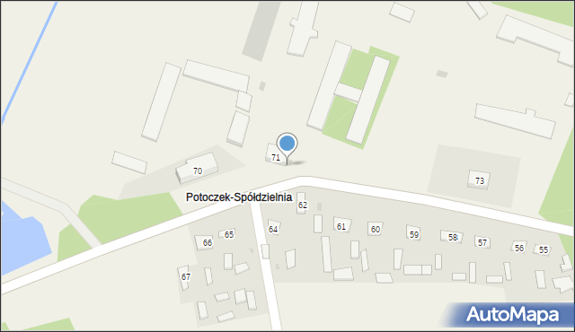 Potoczek, Potoczek, 72, mapa Potoczek