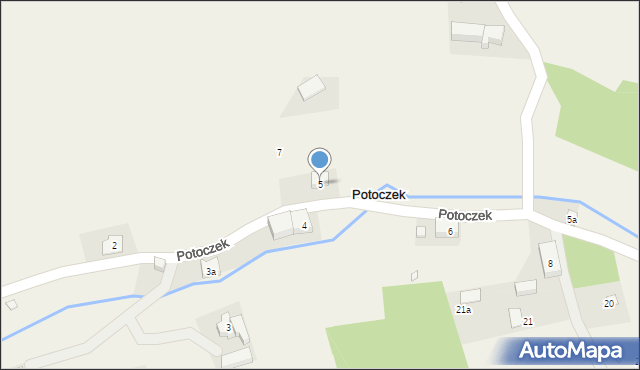 Potoczek, Potoczek, 5, mapa Potoczek