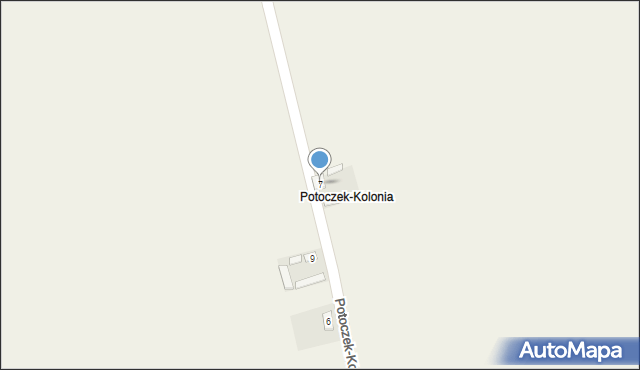 Potoczek-Kolonia, Potoczek-Kolonia, 7, mapa Potoczek-Kolonia