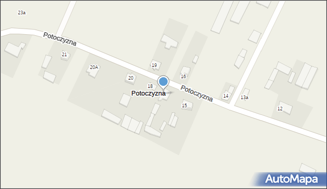 Potoczyzna, Potoczyzna, 17, mapa Potoczyzna