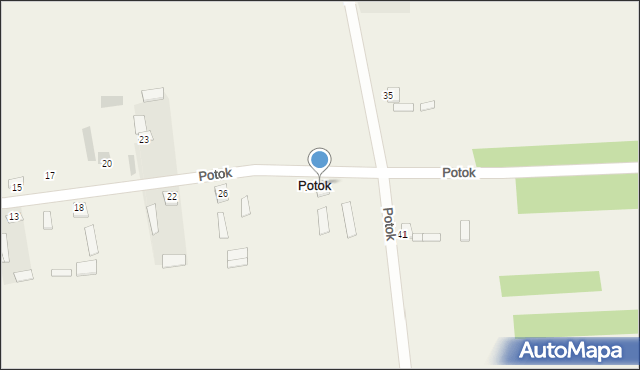 Potok, Potok, 29, mapa Potok