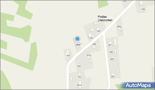 Potok, Potok, 290A, mapa Potok