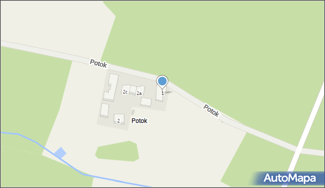 Potok, Potok, 1, mapa Potok