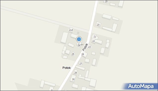 Potok, Potok, 24, mapa Potok