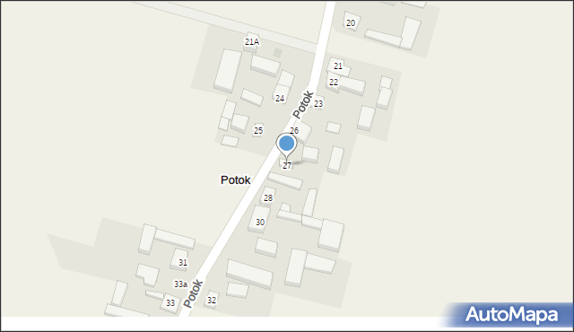 Potok, Potok, 27, mapa Potok