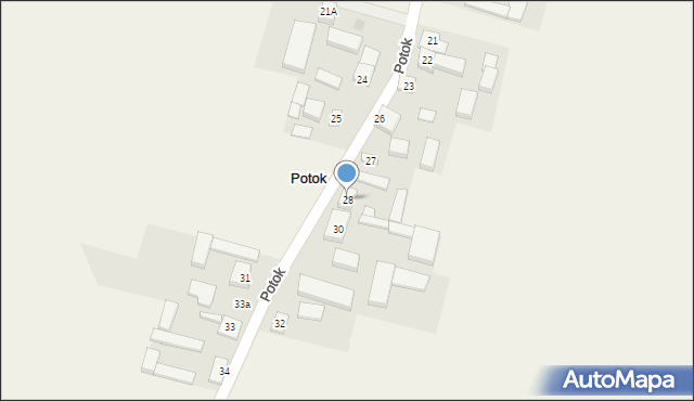 Potok, Potok, 28, mapa Potok