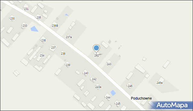 Potok Górny, Potok Górny, 241, mapa Potok Górny