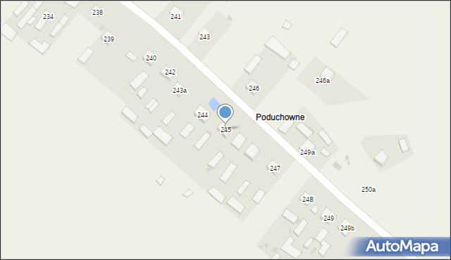 Potok Górny, Potok Górny, 245, mapa Potok Górny