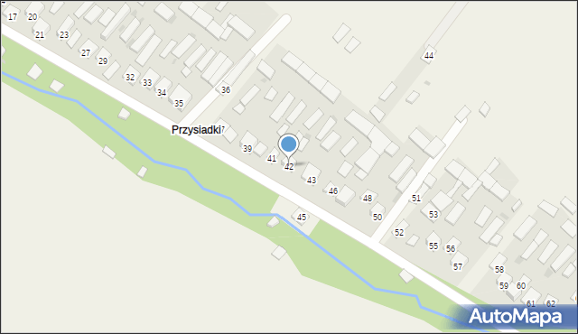 Potok Górny, Potok Górny, 42, mapa Potok Górny