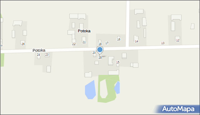 Potoka, Potoka, 19, mapa Potoka