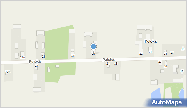 Potoka, Potoka, 26, mapa Potoka