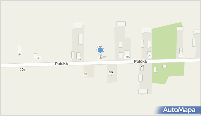 Potoka, Potoka, 30, mapa Potoka