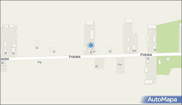 Potoka, Potoka, 31, mapa Potoka