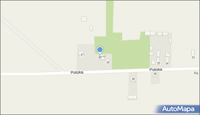 Potoka, Potoka, 40, mapa Potoka