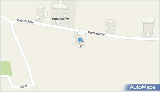 Potrzasków, Potrzasków, 4, mapa Potrzasków