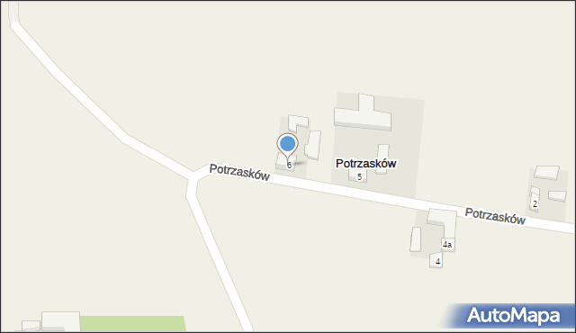 Potrzasków, Potrzasków, 6, mapa Potrzasków