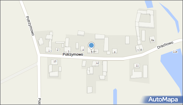 Potrzymowo, Potrzymowo, 5, mapa Potrzymowo