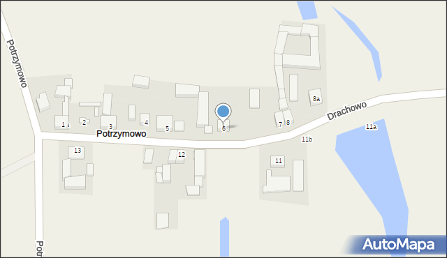 Potrzymowo, Potrzymowo, 6, mapa Potrzymowo