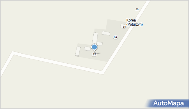 Poturzyn, Poturzyn, 83, mapa Poturzyn