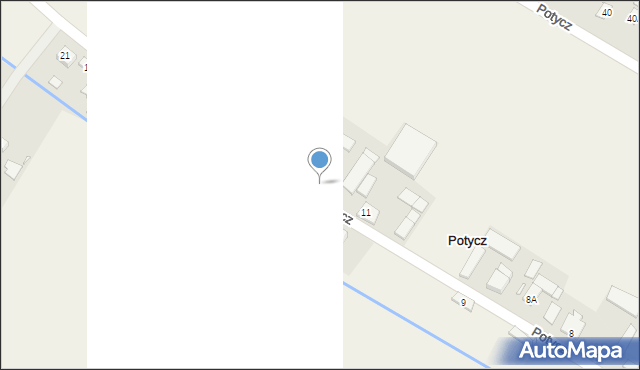 Potycz, Potycz, 12, mapa Potycz