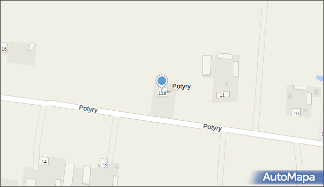 Potyry, Potyry, 11a, mapa Potyry