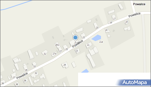 Powalice, Powalice, 24, mapa Powalice